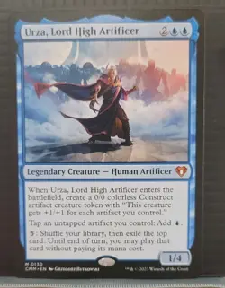 Mtg URZA, LORD HIGH ARTIFICER NM Commander Masters 0130 -Argo- - Image 1