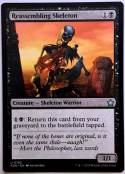 Playset (4x) Reassembling Skeleton -MTG- Foundations - Image 1