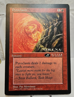 Pyroclasm 3rd Place Arena Winter '99 Season Oversized Jumbo Promo MTG OS7 - Image 1