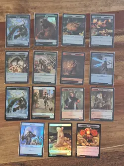 Throne of Eldrane Foil Token Tokens 2-Sided MTG Magic the Gathering - Near Mint - Image 1