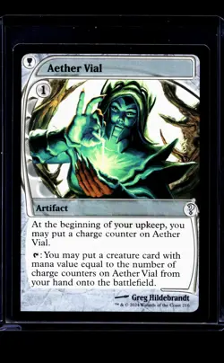 MTG Magic The Gathering MB2 Mystery Booster 2 Future Sight Frame 216 Aether Vial - Image 1