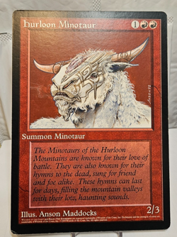 hurloon Minotaur Oversized Jumbo Promo MTG Magic The Gathering OS6 - Image 1