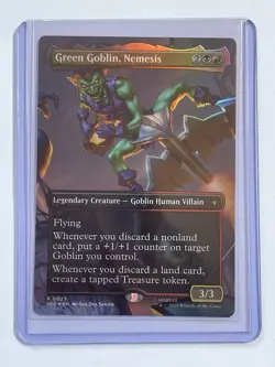 MTG Green Goblin, Nemesis (Borderless Foil) Marvel's Spider-Man 23 - Image 1