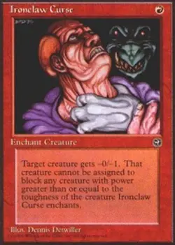 Ironclaw Curse - Homelands # MTG Magic The Gathering - Image 1