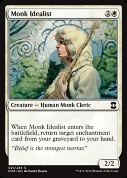Monk Idealist - Eternal Masters #021/249 MTG Magic The Gathering - Image 1