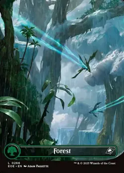 Forest (0266) - Borderless - Edge of Eternities #0266 MTG Magic The Gathering - Image 1