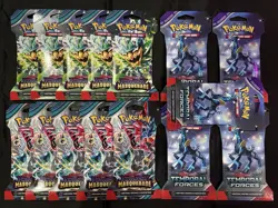 Pokemon TCG Twilight Masquerade / Temporal Forces Lot Of 15. New Sealed. - Image 1