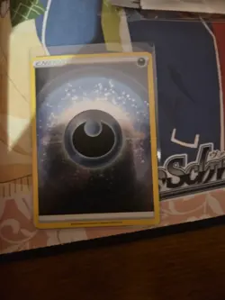 Pokemon TCG SWSH Crown Zenith Darkness Energy 158/159 Textured Foil Card - Image 1