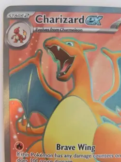 Pokemon Charizard ex 183/165 SV: Scarlet & Violet 151 Holo Ultra Rare Near Mint - Image 2