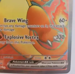 Pokemon Charizard ex 183/165 SV: Scarlet & Violet 151 Holo Ultra Rare Near Mint - Image 5