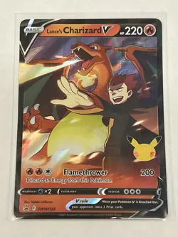 Lances Charizard V SWSH133 Pokemon Sword & Shield 2021 Excellent (Dent) Holo - Image 2