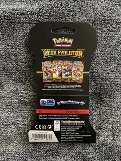 Pokemon Mega Evolution Sleeved Booster Pack Random Art - Image 2