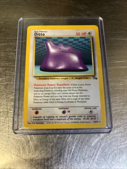 1999 Pokemon Fossil Ditto #18 Non Holo - Image 1