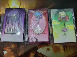 Yugioh Trinity Box - Dragonmaid Orcust P.U.N.K. Acrylic Keychain / 1 CLEAR CARD - Image 1