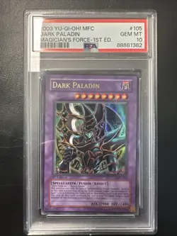 YUGIOH PSA 10 2003 Dark Paladin MFC-105 Ultra Rare 1st Edition *0890 - Image 1
