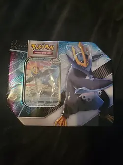 Pokemon TCG v Strikes Tin Empoleon Trading Card Game Mint Condition - Image 1