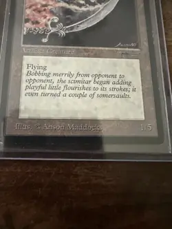 Magic the Gathering MTG - Dancing Scimitar - Arabian Nights Card - Image 2