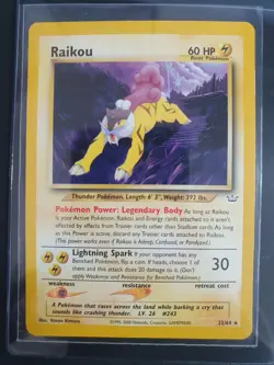 Raikou 22/64 - Neo Revelation Set - Pokemon Card - Excellent Condition - Image 1