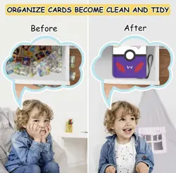 Card Binder for Pokemon Cards Holder Fits 400Cards w/ 50 Removable Sleeves - Image 5