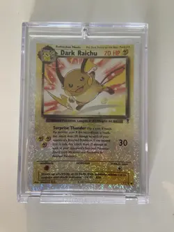 Pokemon Dark Raichu 2002 Reverse Holo Card 7/110 Legendary Collection - Image 1