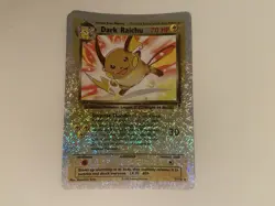 Pokemon Dark Raichu 2002 Reverse Holo Card 7/110 Legendary Collection - Image 3