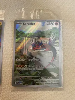 Koraidon 013 & Miraidon 014 SET SV: Scarlet & Violet Promo Cards Holo Sealed - Image 3
