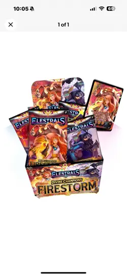 Elestrals Divine Champions Firestorm Booster Box Sealed With Free Promo Card - Image 3