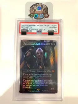 PSA 10 Sephiroth, Fabled SOLDIER (0317) (Borderless) Final Fantasy Foil - Image 1