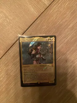 🔮 MTG: Tifa, Martial Artist (Surge Foil) Commander: Final Fantasy Foil - Image 1
