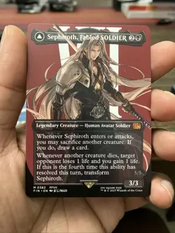 Sephiroth, Fabled SOLDIER (0382) (Borderless) Final Fantasy Regular - Image 1