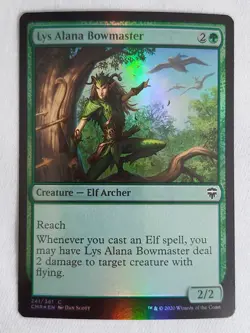 Lys Alana Bowmaster #241 Commander Legends Foil Magic the Gathering - Image 1