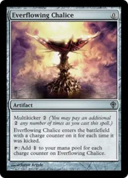[1x] Everflowing Chalice - Foil Slight Play, English Worldwake MTG Magic - Image 1