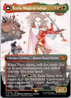 Terra, Magical Adept (Borderless) 323 FINAL FANTASY NM MTG - Image 1
