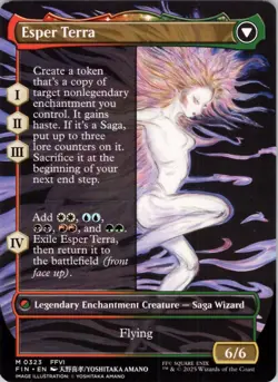 Terra, Magical Adept (Borderless) 323 FINAL FANTASY NM MTG - Image 2