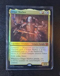 Edgar Markov - Foil Near Mint, English Innistrad Remastered MTG #0234 - Image 1