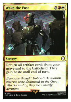 Wake the Past (foil) Fallout MTG - NM+ *Mythic Relics* - Image 1