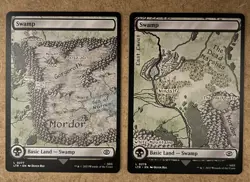 x2 Swamp - Lord Of The Rings - Land 276 277 LTR - NM MTG - Image 1