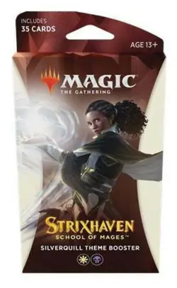 Magic The Gathering Strixhaven School of Mages Silverquill theme booster box - Image 1