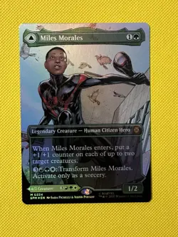 MTG Spider-man Miles morales/ultimate spider man borderless 0234 FOIL - Image 1