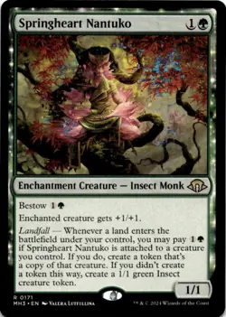 MTG Springheart Nantuko Normal NM Modern Horizons 3 Magic 171 - Image 1