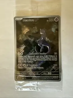 Pokemon - Mewtwo SVP 052 Black Star Promo Scarlet & Violet 151 Promo NM *SEALED* - Image 1