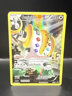 Pokemon Holo Regigigas XY82 Black Star Promo 2015 Full Art - Image 2