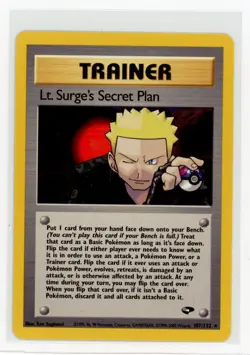 Pokemon Gym Challenge #107/132 Lt. Surge's Secret Plan - Image 1