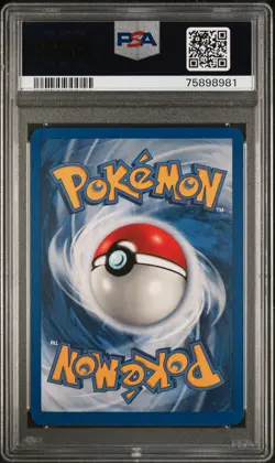 2001 POKEMON PROMO BLACK STAR POKEMON LEAGUE #35 PICHU-REVERSE FOIL PSA 8 - Image 2