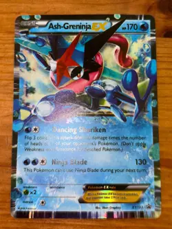 2016 Pokemon XY Black Star Promo XY133 Greninja Ash EX Ash-Greninja EX - Image 1
