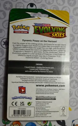 Pokemon TCG Evolving Skies Checklane Blister Pack with SLOWPOKE Promo SEALED - Image 2