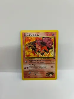 Brock's Vulpix [W Stamped] 037/132 Wotc Promo Regular NM/LP Pokemon Vintage - Image 1