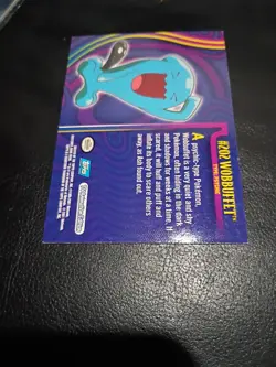 2001 Topps Pokemon TV Animation Edition - Johto series 1 Wobbuffet Foil - Image 2
