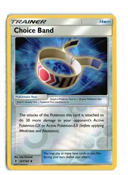 CHOICE BAND 121/145 GUARDIANS RISING REVERSE HOLO POKEMON TCG NM-LP - Image 1
