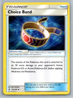 Choice Band 121/145 Guardians Rising Uncommon Pokemon TCG 2017 - Image 1